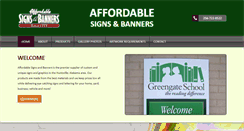 Desktop Screenshot of affordablesignsinc.com